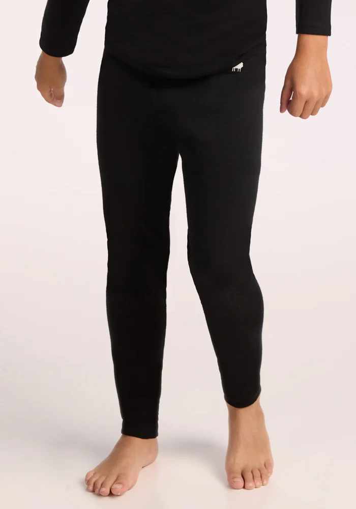 Kids Explorer Base Layer Bottoms - Black - Image 18