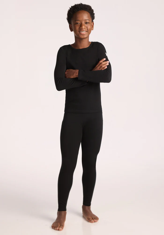Kids Explorer Base Layer Bottoms - Black - Image 6