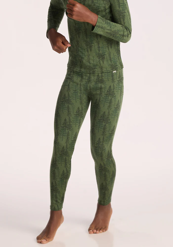 Kids Explorer Base Layer Bottoms - Forest Friends - Image 6