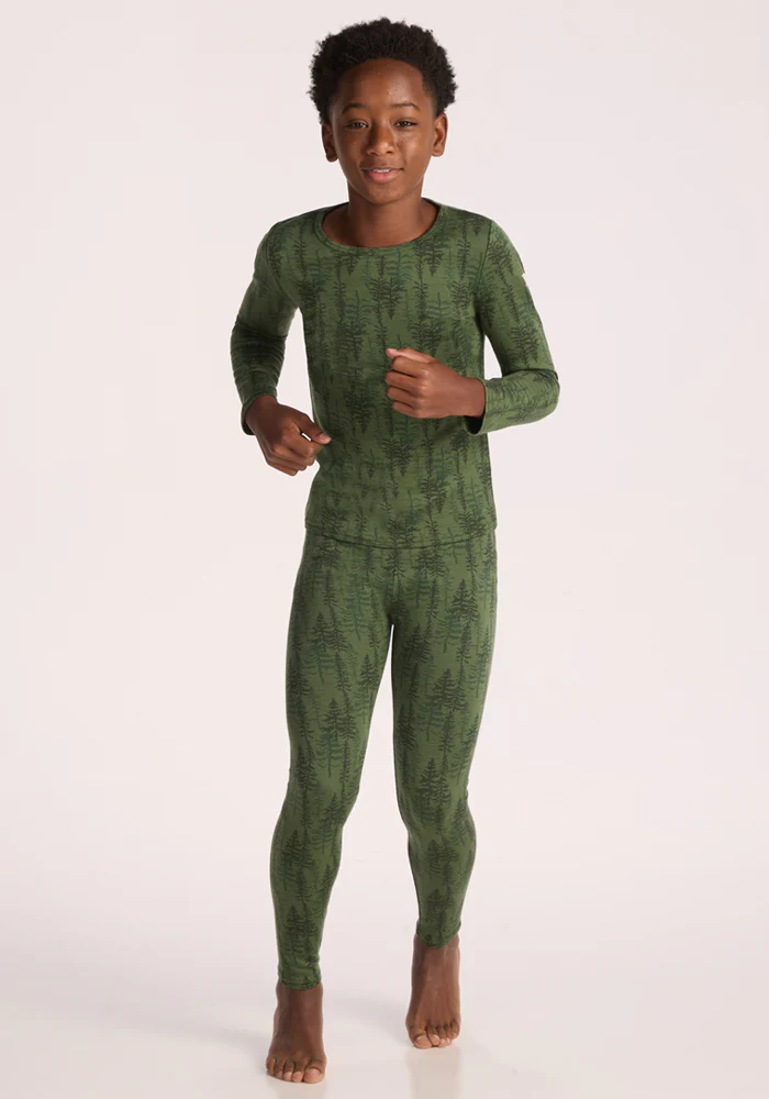 Kids Explorer Base Layer Bottoms - Forest Friends - Image 7