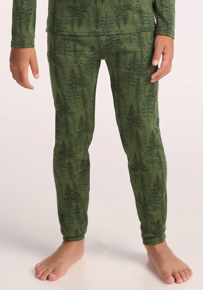Kids Explorer Base Layer Bottoms - Forest Friends - Image 8