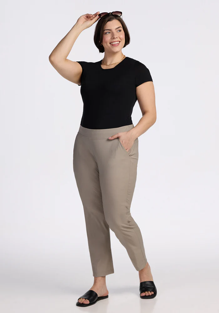 Nicole Tall Ankle Pant - Vintage Khaki