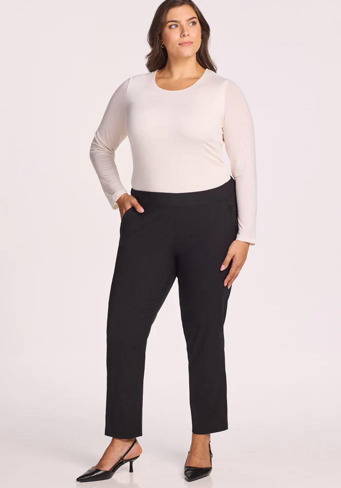 Nicole Tall Ankle Pant - Black - Image 7