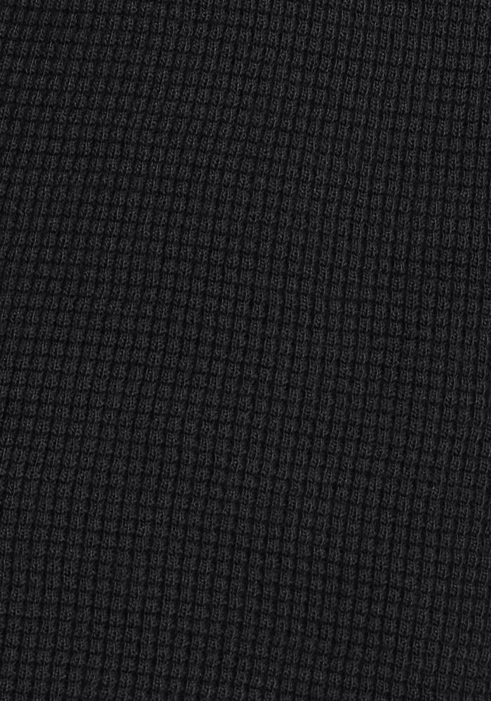 Oaklynn Waffle Shacket - Black - Image 9