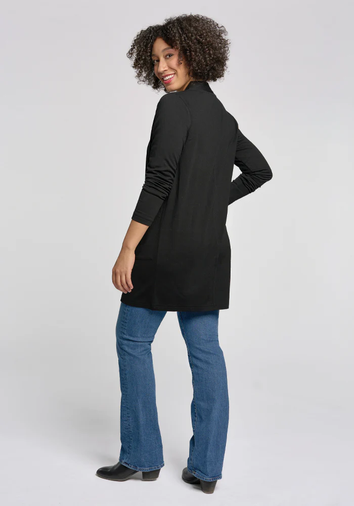 Paisley Cardigan - Black - Image 6