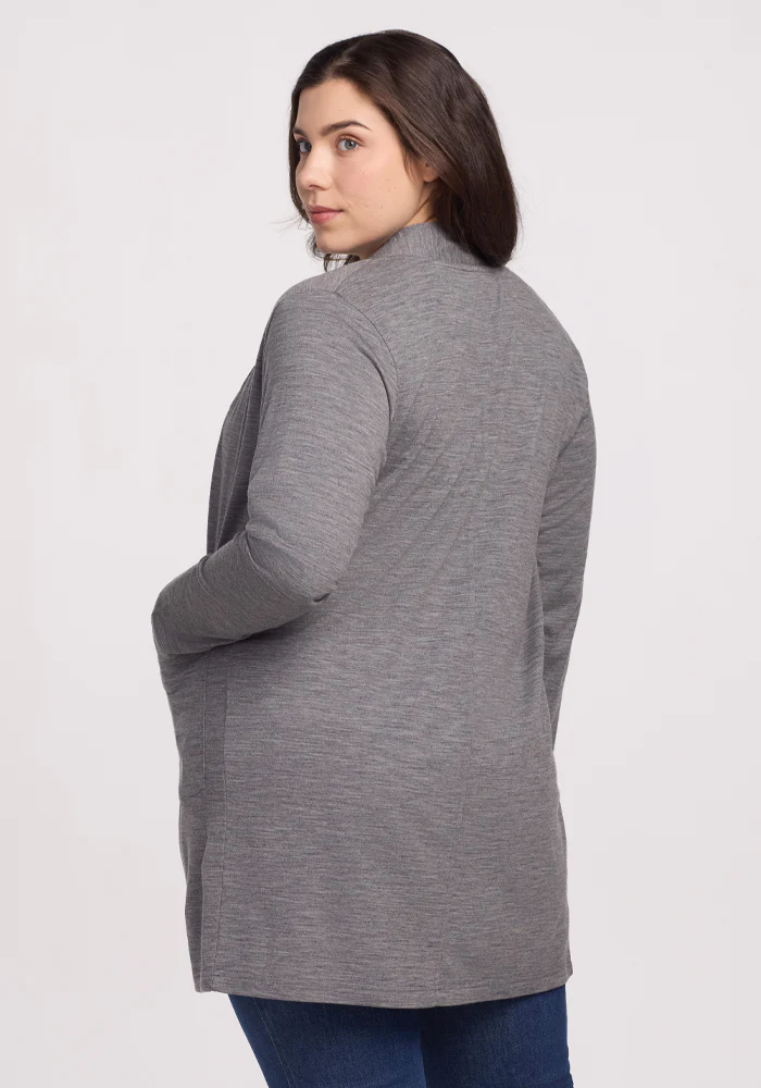Paisley Cardigan - Graphite Heather - Image 8