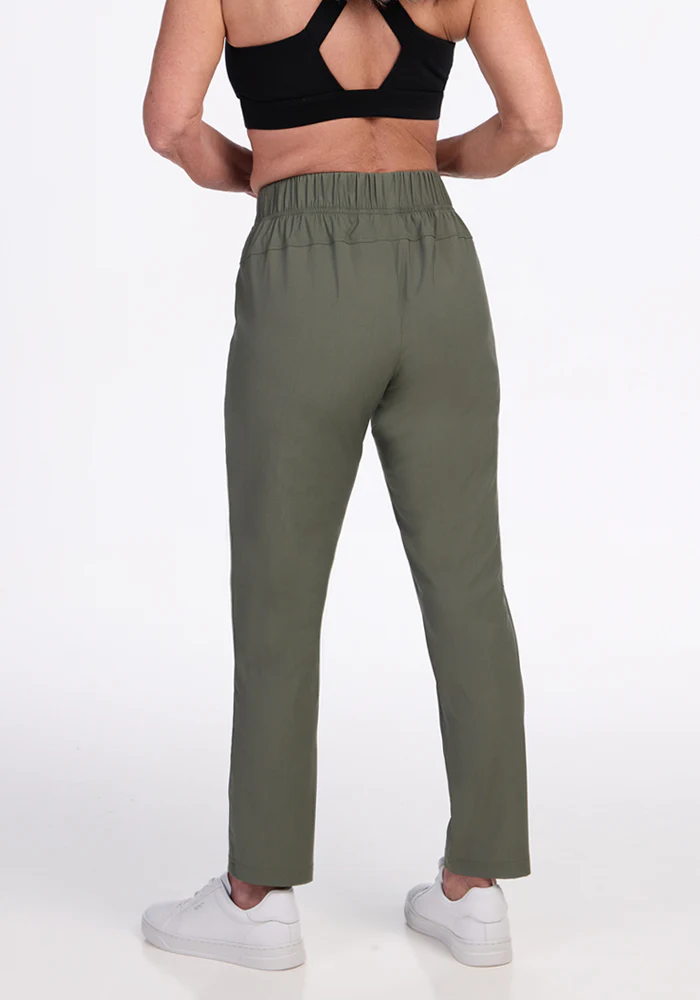 Nicole Petite Ankle Pant - Sage Olive - Image 6