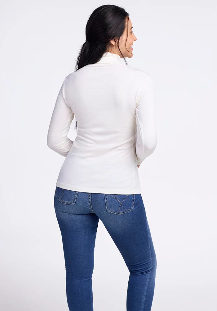 Peyton Turtleneck - Buttercream - Image 6