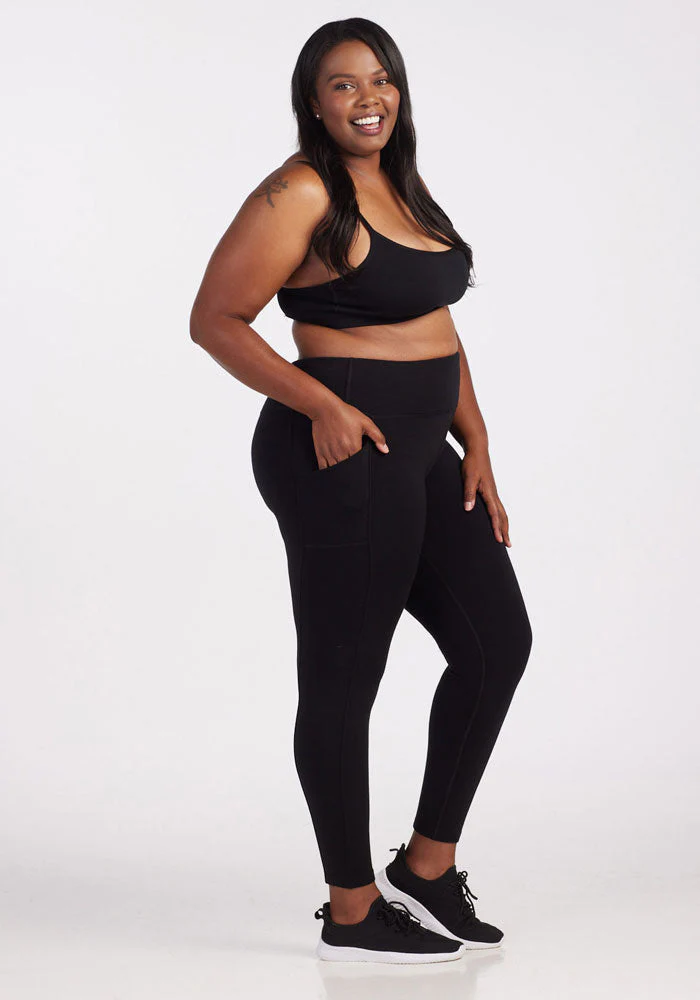 Piper Pocket Leggings - Black - Image 7