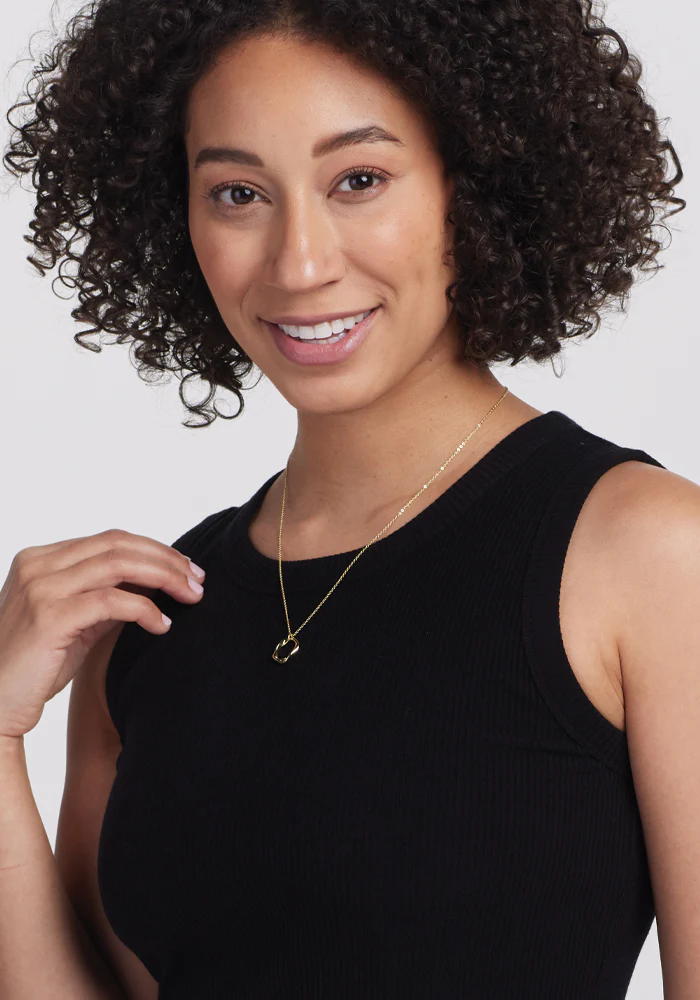 Raegan Ribbed Tank Top - Black - Image 3