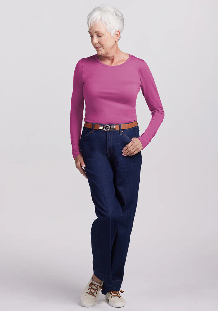 Remi Long Sleeve T-Shirt - Purple Wine - Image 5