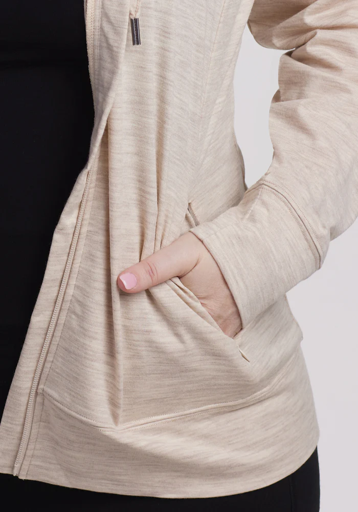 Ryann Hoodie - Cream Heather - Image 11