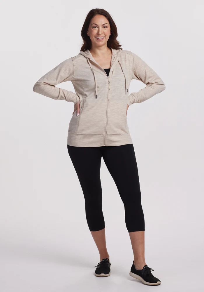 Ryann Hoodie - Cream Heather - Image 7
