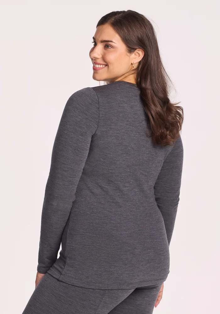 Sadie Baselayer Top - Cinder Melange - Image 13