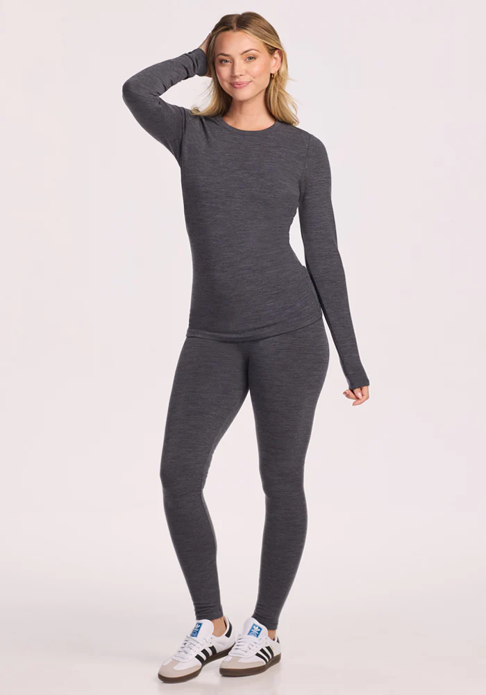 Sadie Baselayer Top - Cinder Melange - Image 6