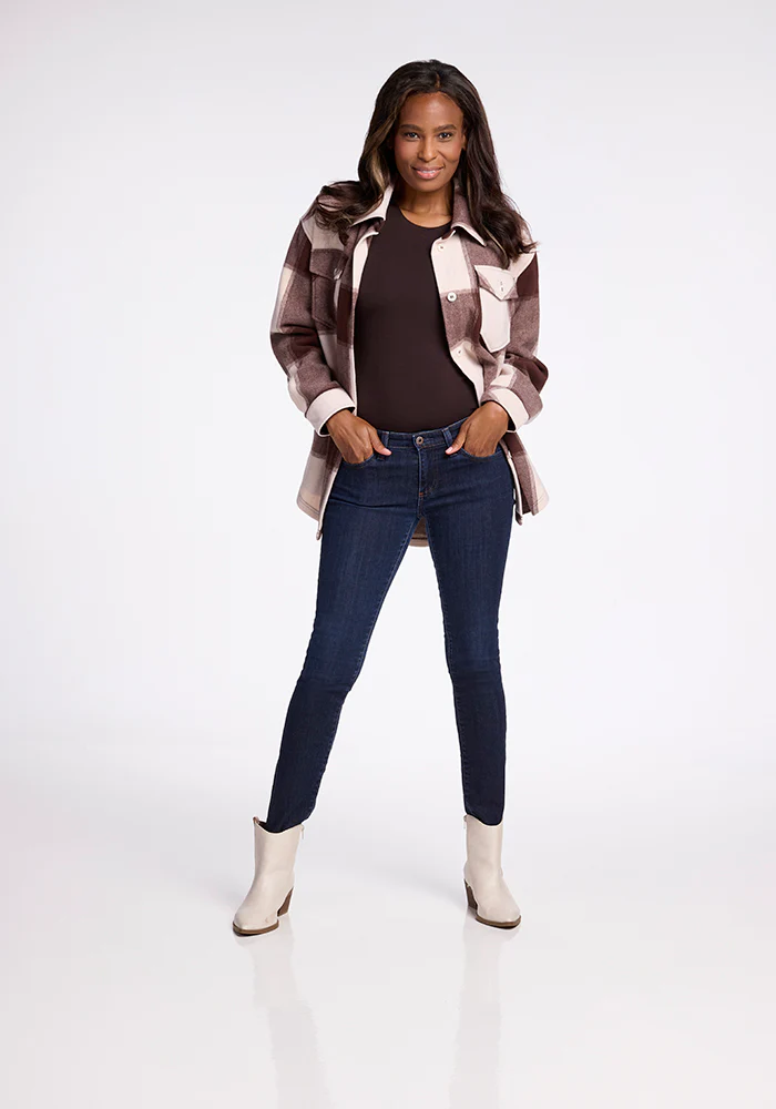 Sawyer Shacket - Chai Latte Plaid - Image 4