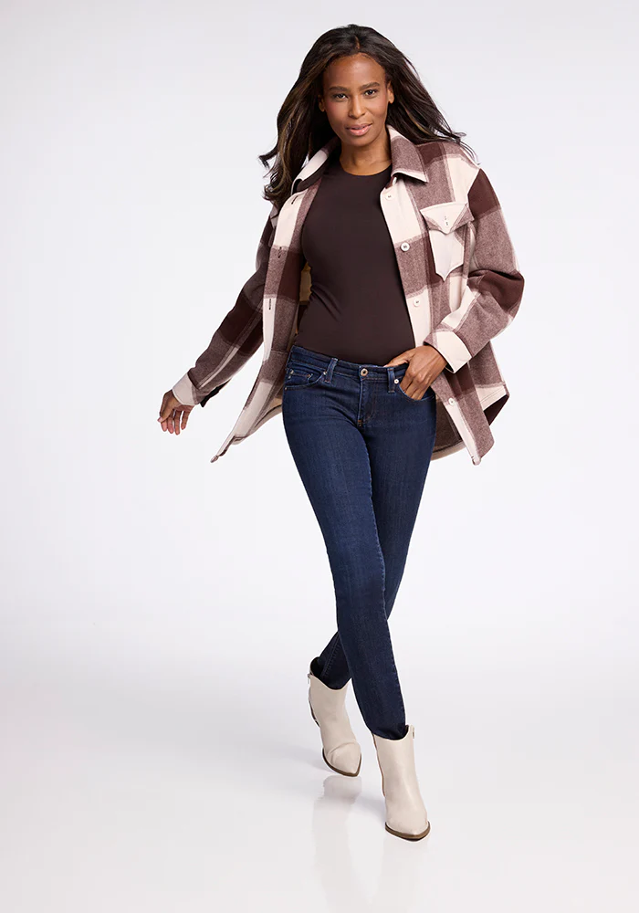 Sawyer Shacket - Chai Latte Plaid - Image 7