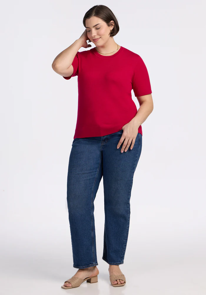 Anna Crew Sweater - Poppy Spark - Image 9