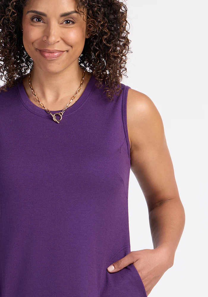 Cassie Dress - Plum Crush - Image 2
