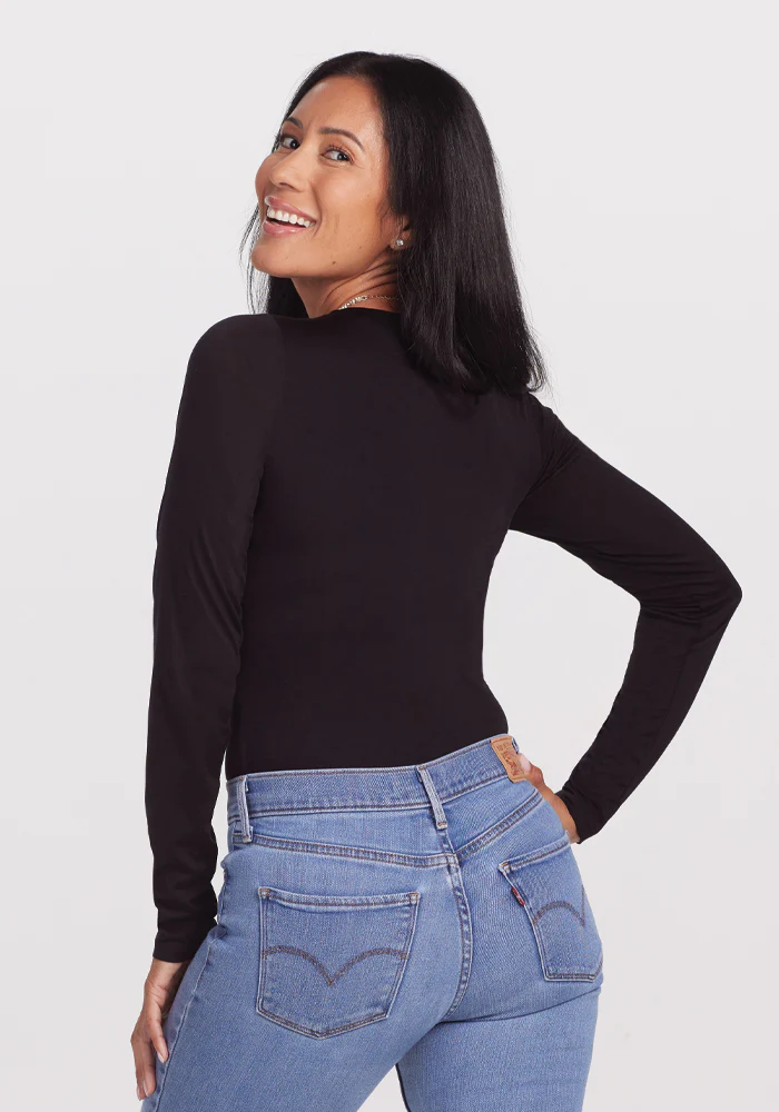 Sophia Bodysuit - Black - Image 9