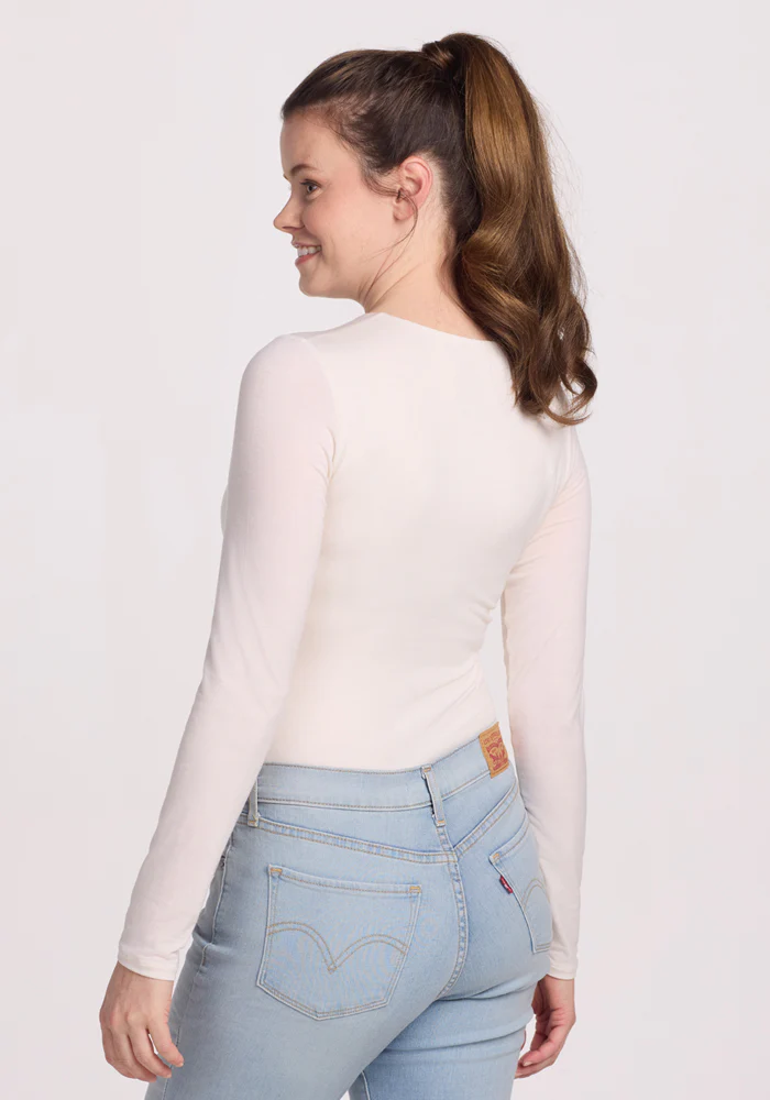 Sophia Bodysuit - Vanilla - Image 13