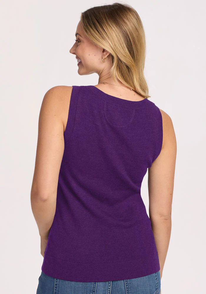 Chessy Tank Top - Plum Crush - Image 6