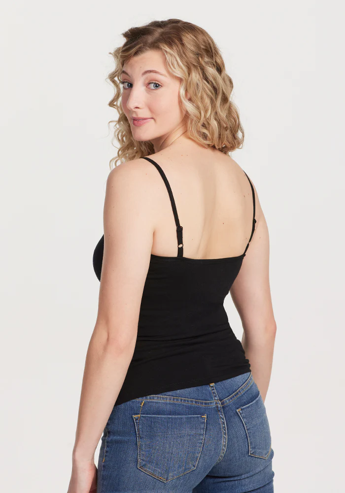 Teagen - Cami With Shelf Bra - Black - Image 5