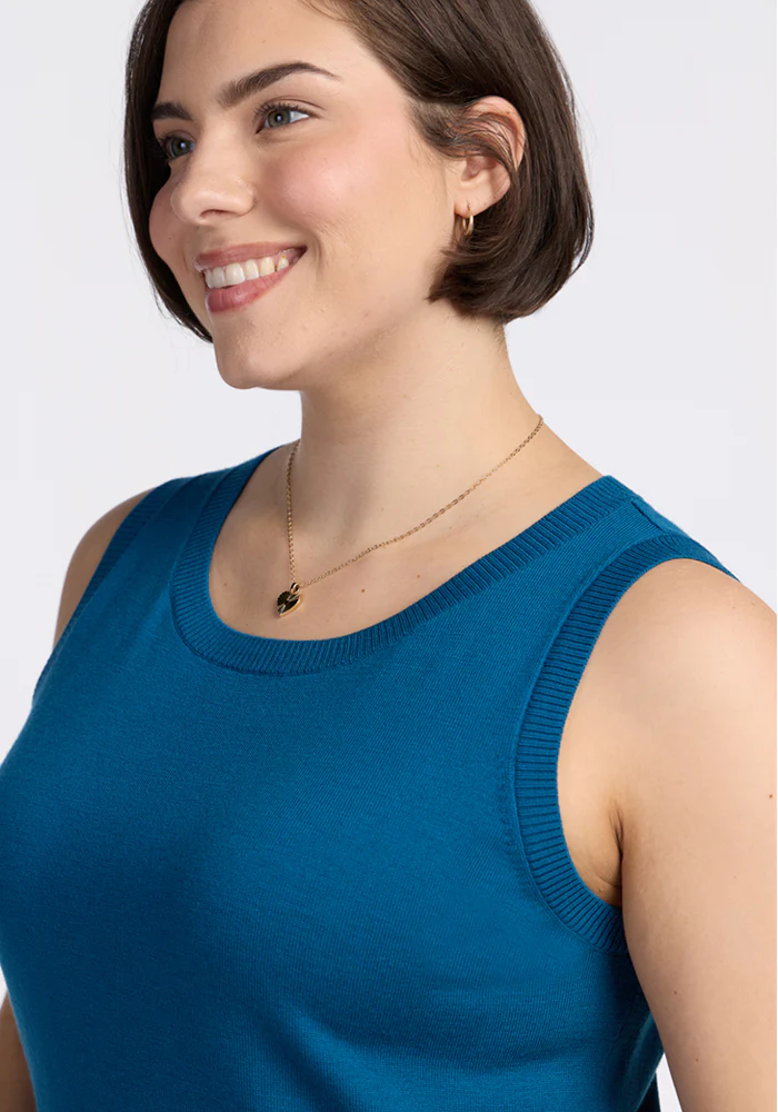 Chessy Tank Top - Moroccan Blue - Image 11