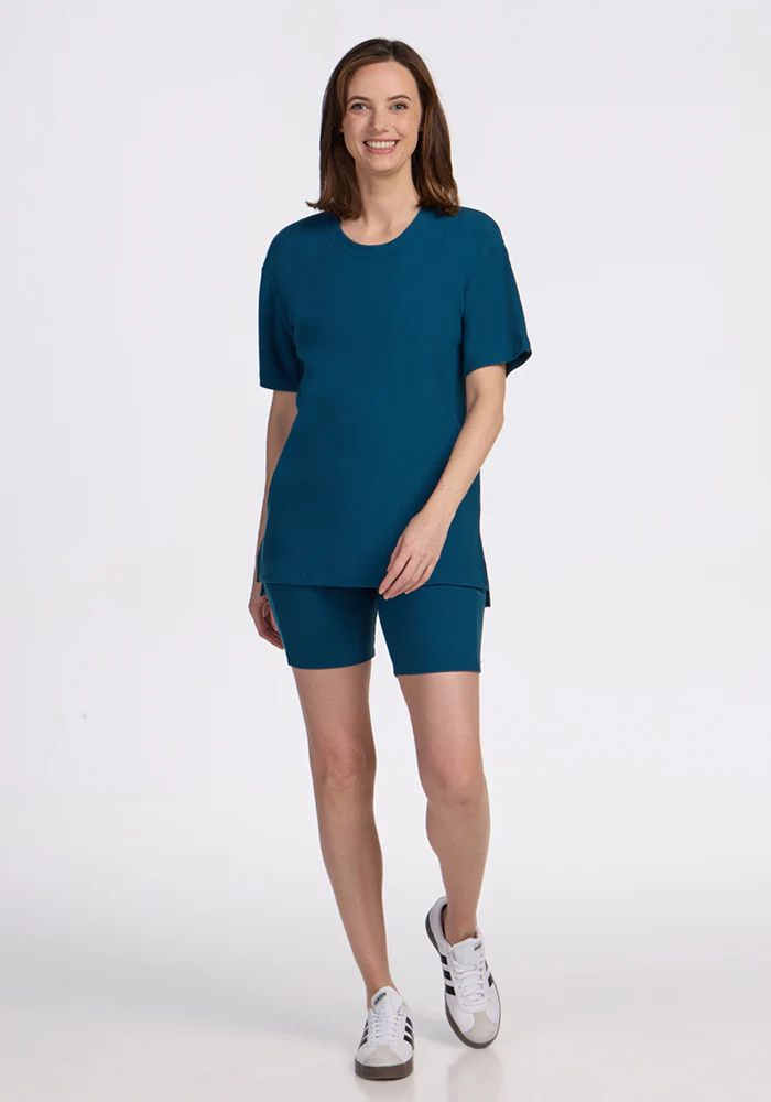 Vera Ribbed Tunic - Moroccan Blue - Image 5