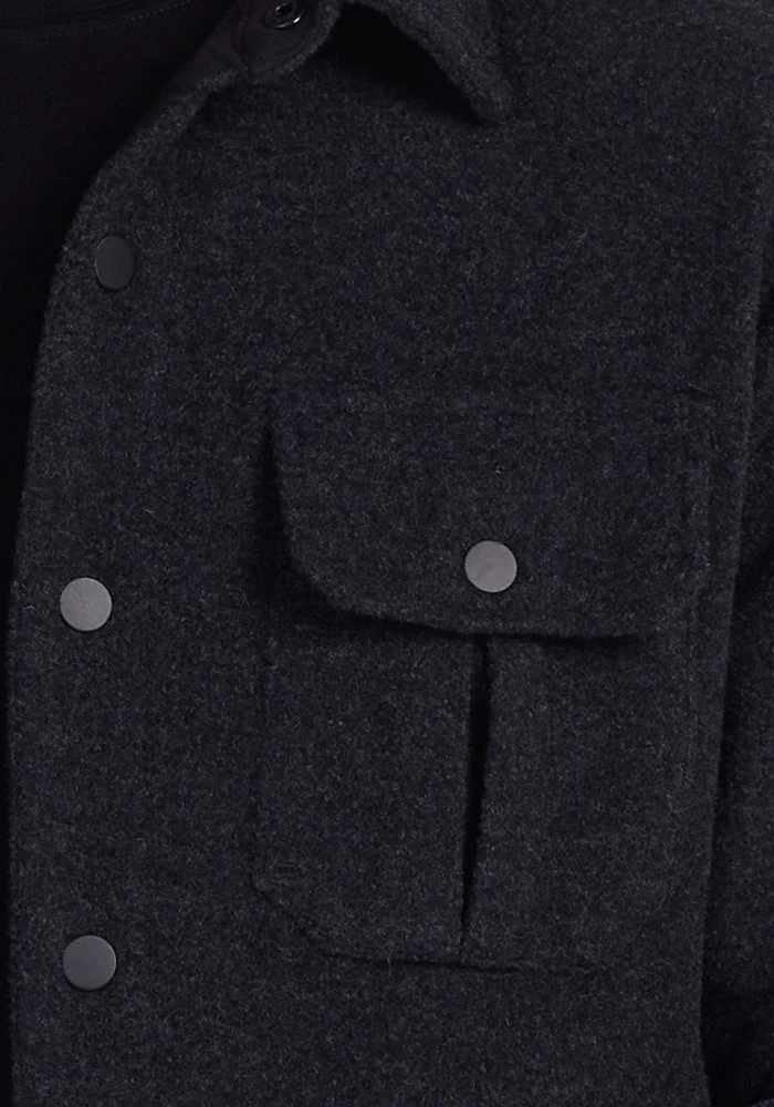 Wilder Shirt Jac - Carbon Black - Image 3