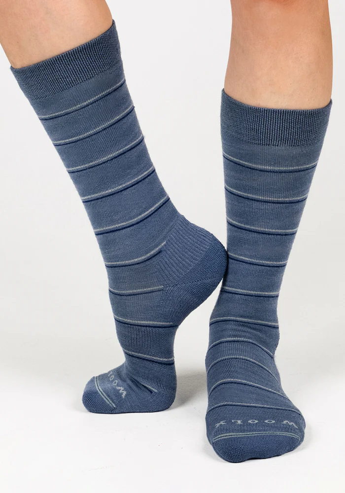 Womens Chandler Mid Calf Sock - Vintage Indigo - Image 3