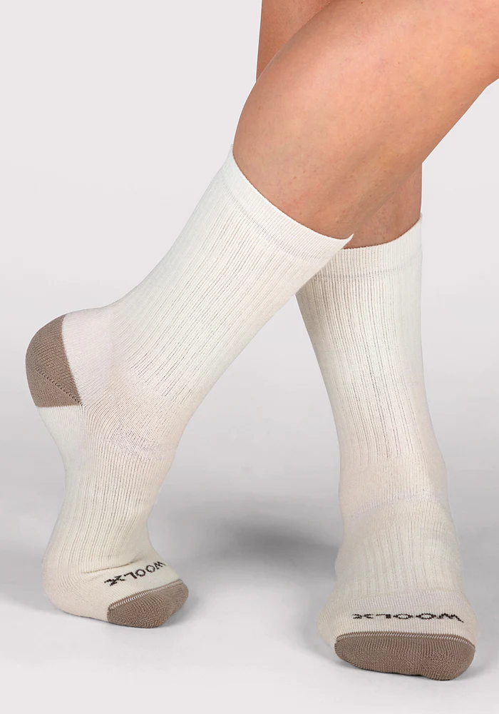 Womens Core Crew Socks - Natural - Image 4