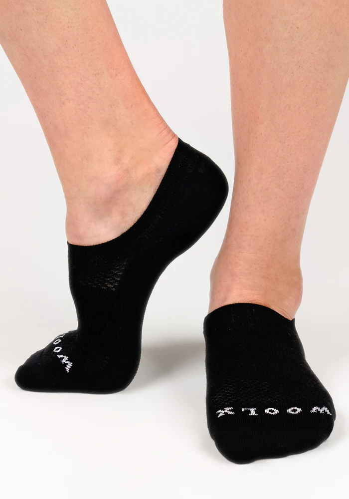 Womens Daisy Ped Socks - Black Pepper - Image 8