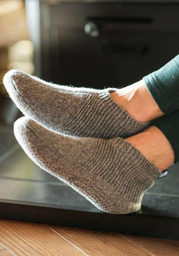 Womens Gripper Slippers - Gentle Grey - Image 3