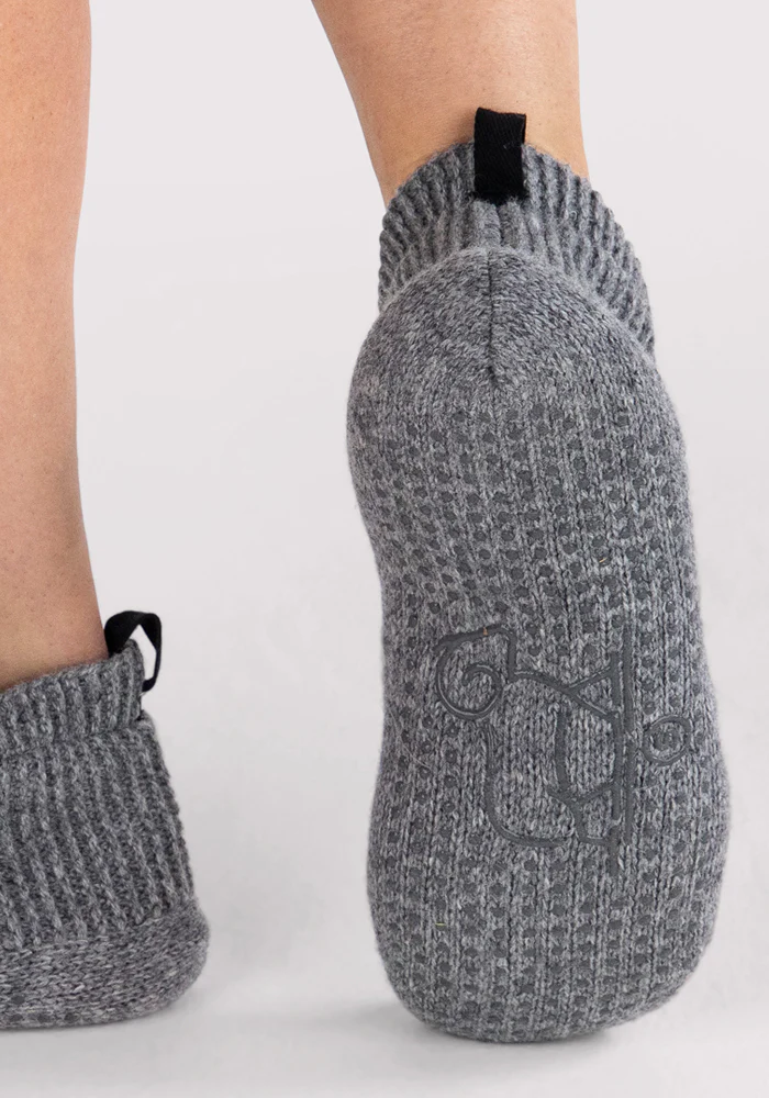 Womens Gripper Slippers - Gentle Grey - Image 8