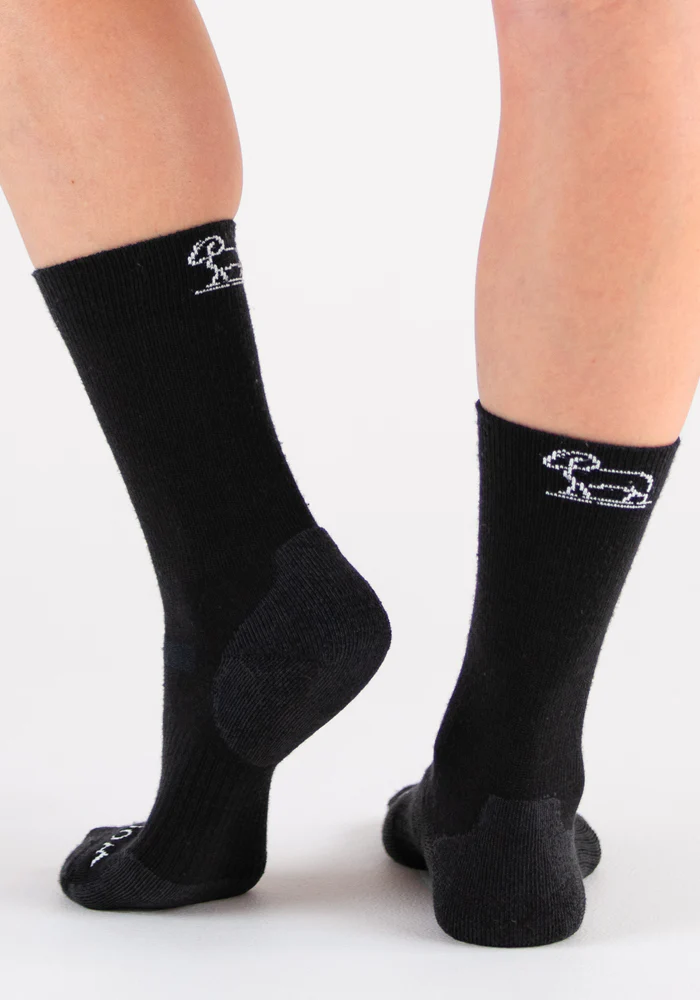 Womens Harbor Crew Sock - Black - Image 6