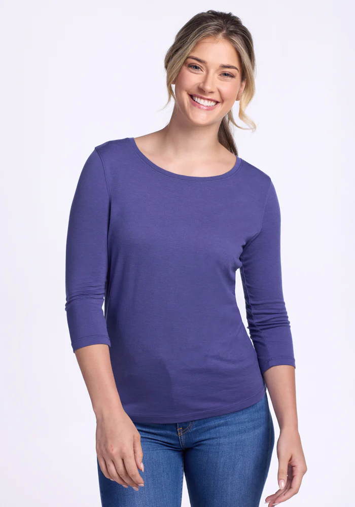 Jenny 3/4 Sleeve Crew Neck - Image 9