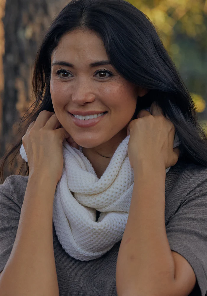 Noelle Infinity Scarf - Buttercream - Image 3