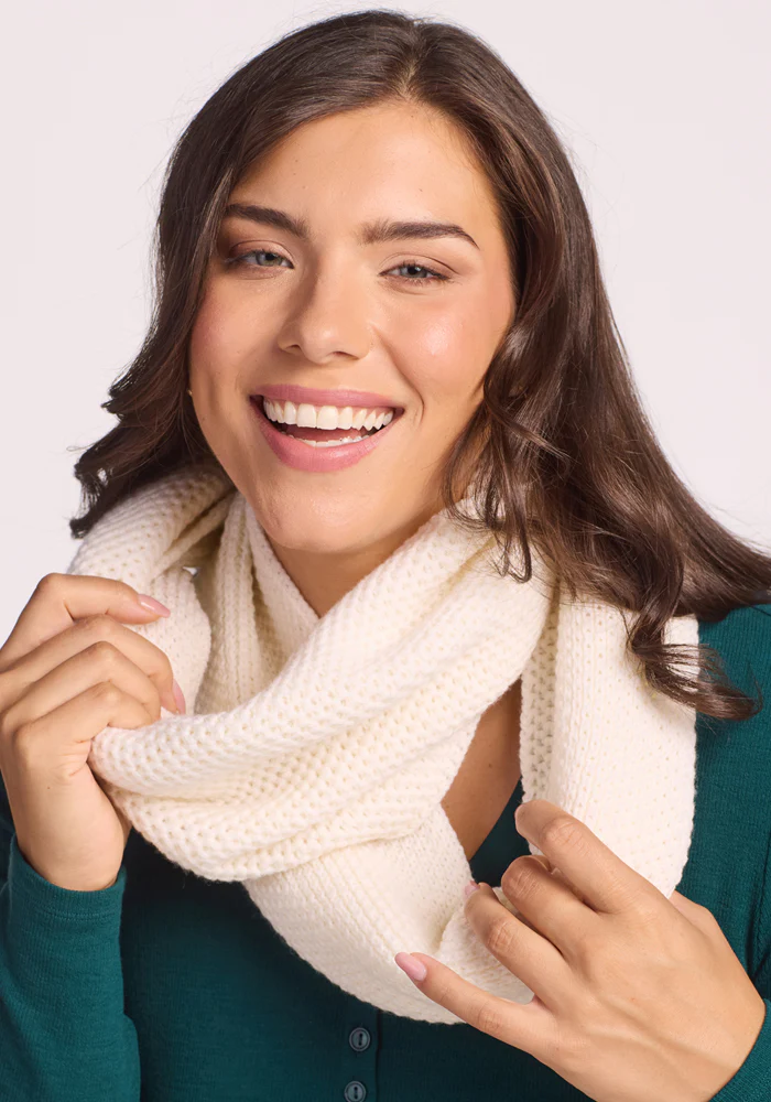 Noelle Infinity Scarf - Buttercream - Image 6