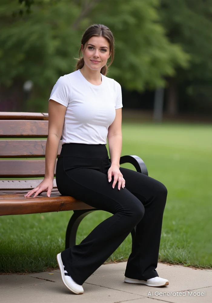 Morgan Flare Pants - Black - Image 14
