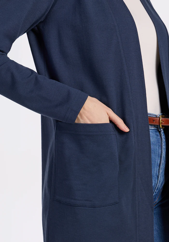 Paisley Cardigan - Deep Navy - Image 4
