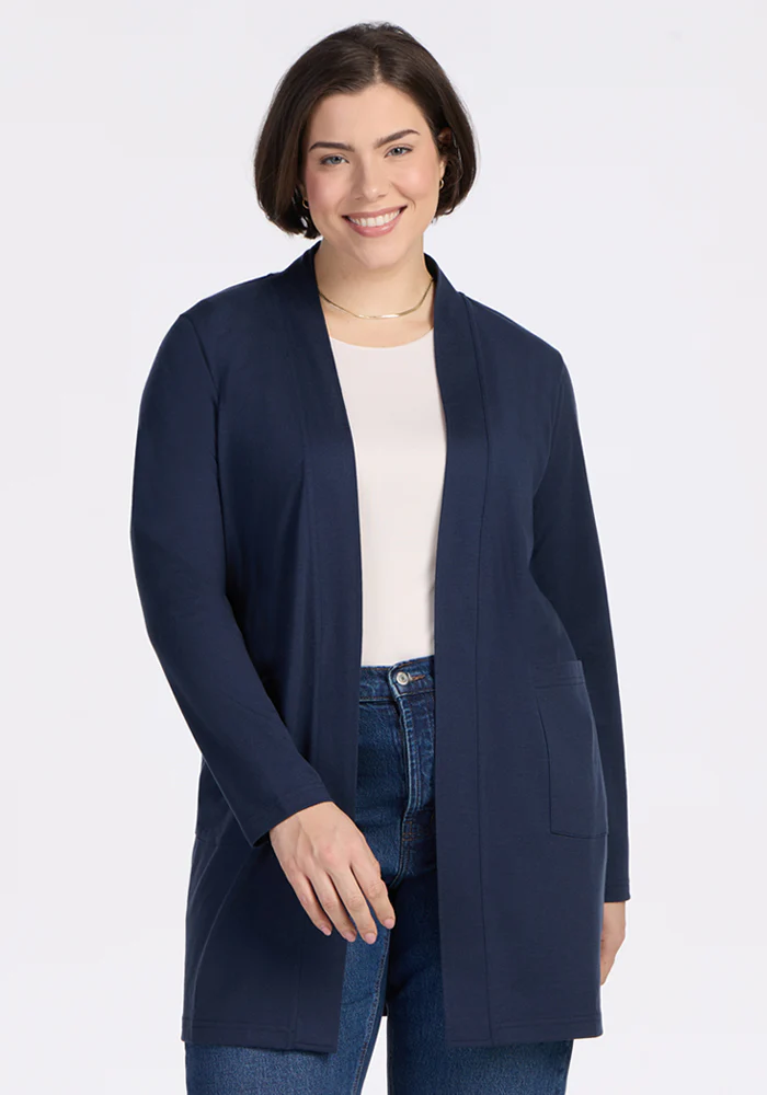 Paisley Cardigan - Deep Navy - Image 7