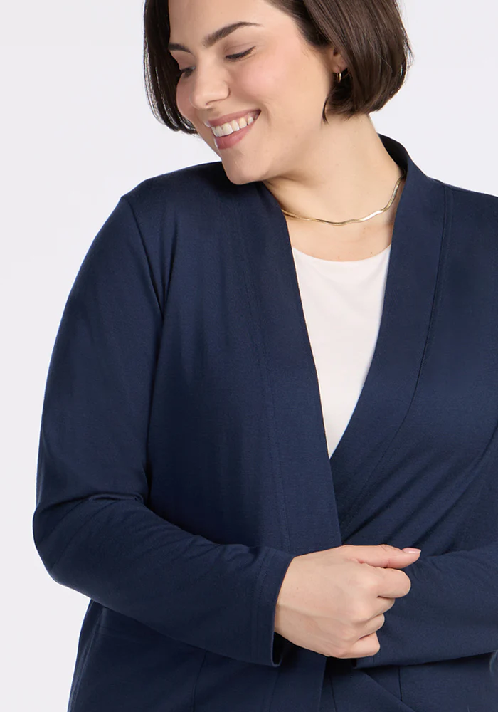 Paisley Cardigan - Deep Navy - Image 8