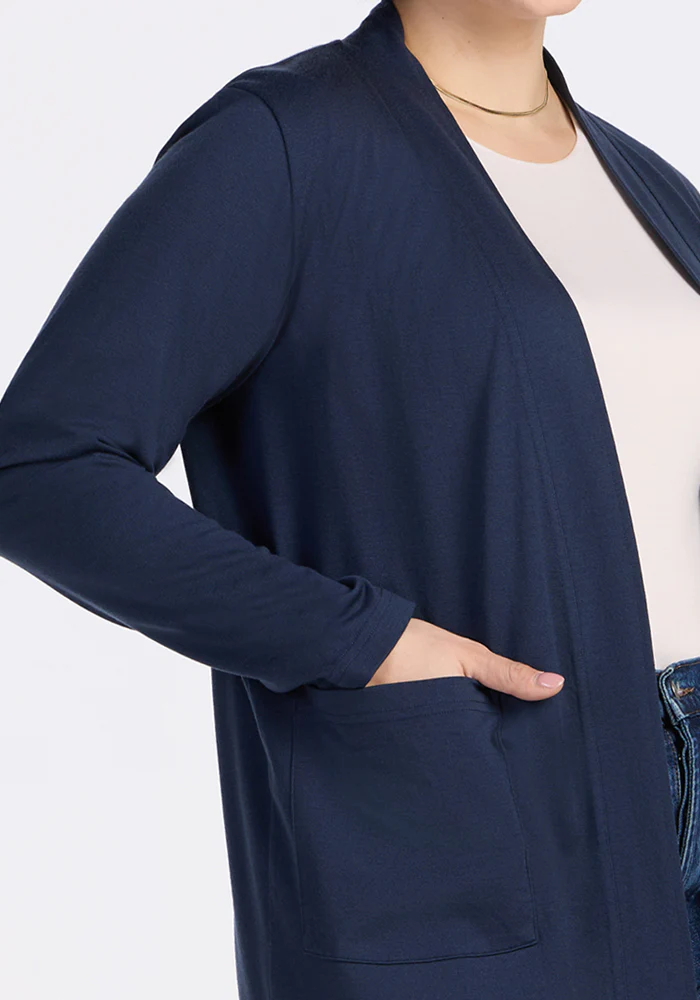 Paisley Cardigan - Deep Navy - Image 9
