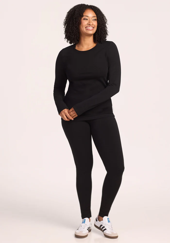 Sadie Baselayer Top - Black - Image 5