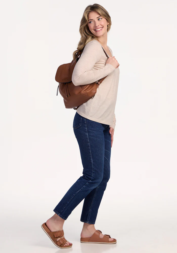 Millie Long Sleeve - Cream Heather - Image 5