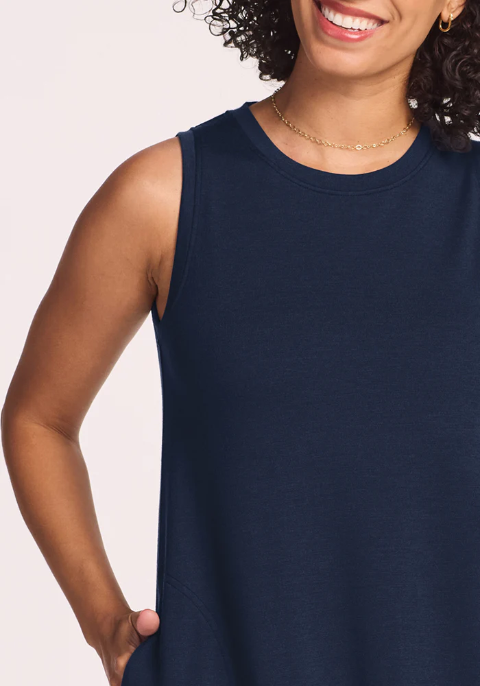 Clara Dress - Deep Navy - Image 4
