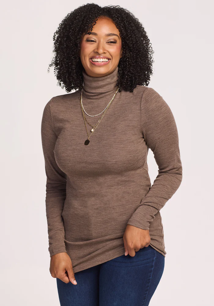 Sage Ribbed Turtleneck - Image 4