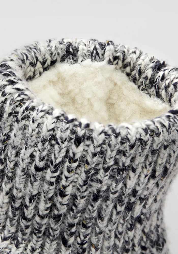 Women's Gripper Slipper Booties - Speckled Stone - Image 11