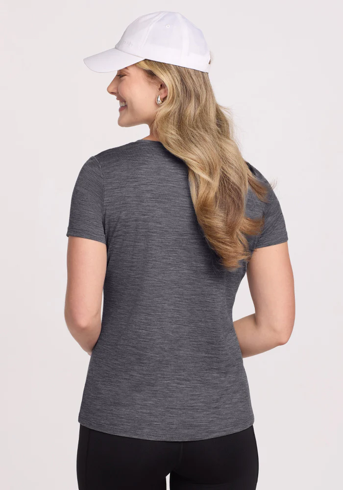 Junie V Neck - Cinder Melange - Image 14
